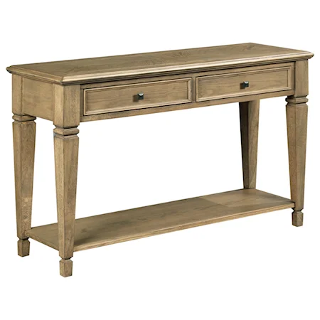 Transitional Sofa Table with Storage
